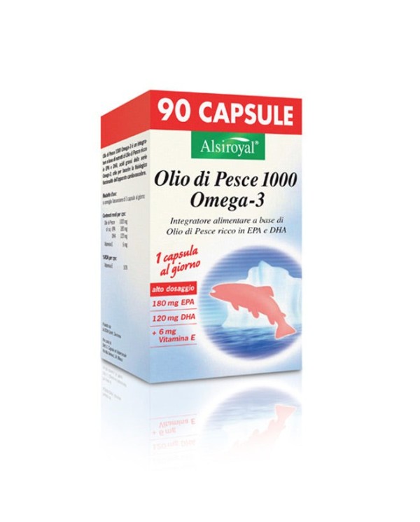 Olio di Pesce 1000 Omega-3 90 cps