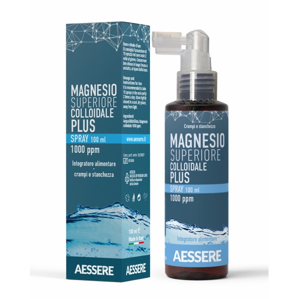 Magnesio Colloidale Plus Spray 1000 ppm 100 ml. INT.