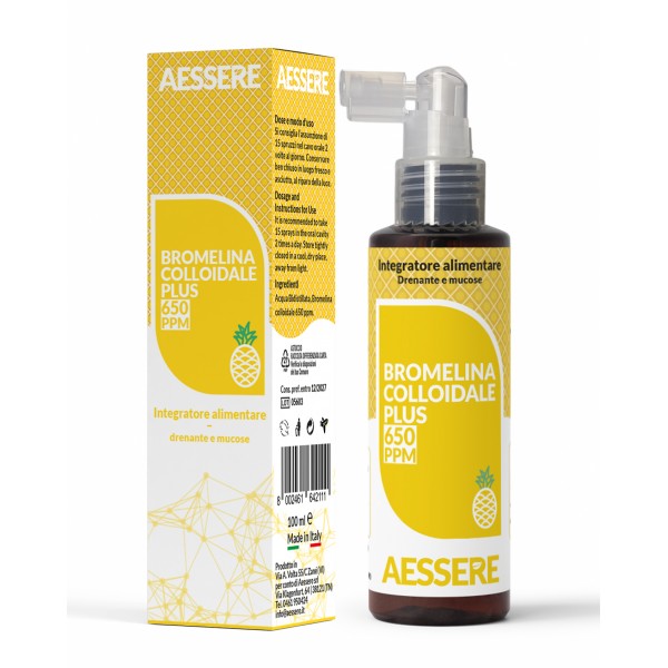 Bromelina Colloidale Plus Spray 650 ppm 100 ml. INT.